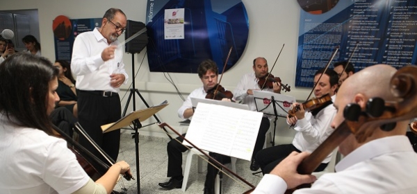 Orquestra emociona Hospital São Paulo no primeiro Música nos Hospitais de 2018