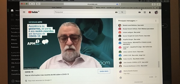 Especialistas debatem cuidados com a Covid-19 para gestantes e bebês em webinar da APM