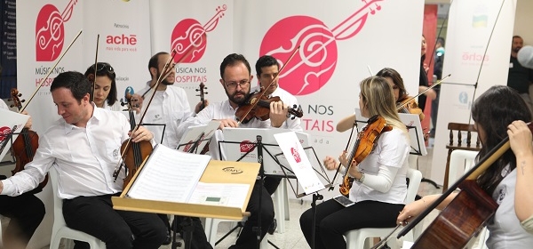 Orquestra emociona Hospital São Paulo no primeiro Música nos Hospitais de 2018