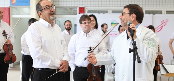 Música nos Hospitais: Instituto de Tratamento do Câncer Infantil recebe concerto